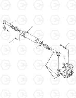 4520 FRONT AXLE(5) SOLAR 55W-V SUPER, Doosan