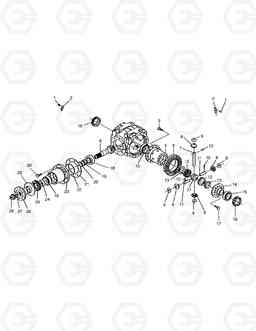 4540 REAR AXLE(2) SOLAR 55W-V SUPER, Doosan