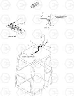 6140 ROTATING BEACON SOLAR 55W-V SUPER, Doosan