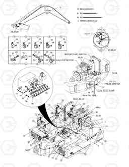 1580 ELECTRIC WIRING(2)-RELATED PARTS SOLAR 55W-V SUPER, Doosan