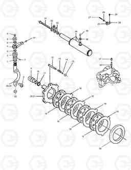 4560 REAR AXLE(4) SOLAR 55W-V SUPER, Doosan