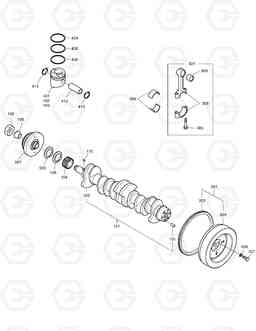 004 CRANK SHAFT SOLAR 225NLC-V, Doosan