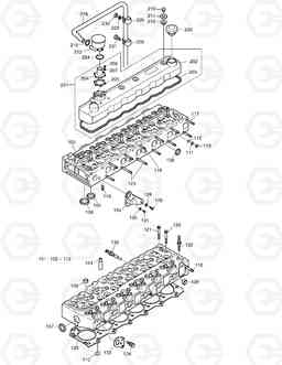 005 CYLINDER HEAD SOLAR 225NLC-V, Doosan