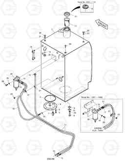 1180 FUEL TANK SOLAR 225NLC-V, Doosan