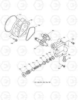 4120 GEAR PUMP SOLAR 225NLC-V, Doosan