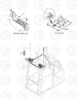 6130 CABIN LAMP ASS'Y SOLAR 225NLC-V, Doosan