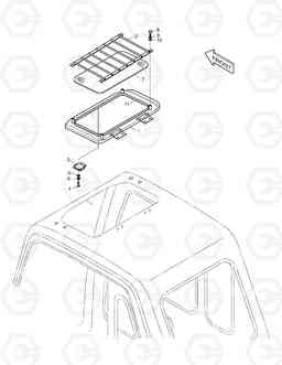 6190 SUN ROOF ASS'Y SOLAR 225NLC-V, Doosan