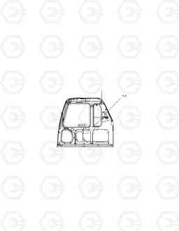 6490 NAME PLATE-ONE & TWO WAY SOLAR 225NLC-V, Doosan