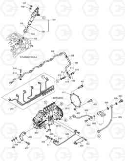 250 FUEL SYSTEM MEGA160-E, Doosan