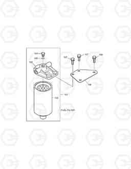 260 FUEL FILTER MEGA160-E, Doosan
