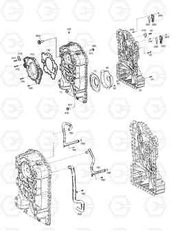 3120 GEAR BOX HOUSING-TRANSMISSION MEGA160-E, Doosan