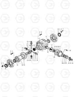 3370 REAR AXLE DIFFERENTIAL MEGA160-E, Doosan