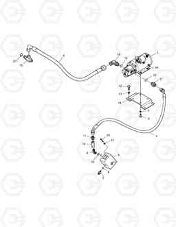 1360 EMERGENCY STEERING KIT MEGA160TC-E, Doosan