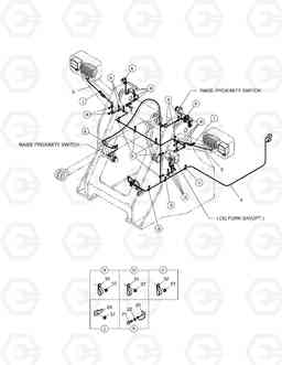 1490 ELECTRIC WIRING(2)-FRONT FRAME MEGA160TC-E, Doosan