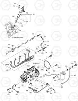 250 FUEL SYSTEM MEGA160TC-E, Doosan