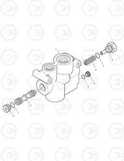 3431 PRIORITY VALVE MEGA160TC-E, Doosan