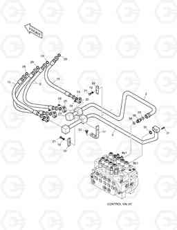 1240 MAIN PIPING(2)-BOOM SOLAR 175LC-V, Doosan