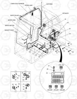 1660 ELECTRIC PARTS(4)-CABIN SOLAR 175LC-V, Doosan