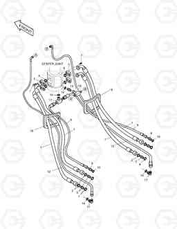 2180 TRAVEL PIPING SOLAR 175LC-V, Doosan