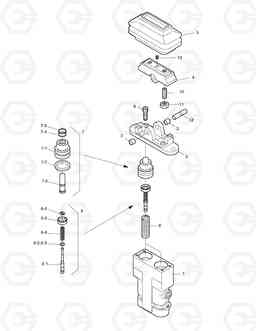 4230 PEDAL VALVE-ARTI.BOOM SOLAR 175LC-V, Doosan