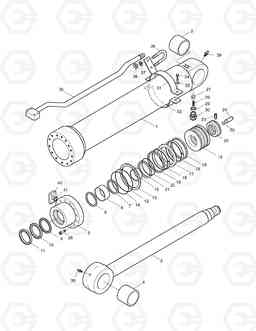 4330 ARM CYLINDER-LOCK VALVE SOLAR 175LC-V, Doosan