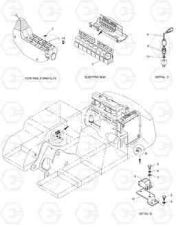 6120 TRAVEL/SWING ALARM ASS'Y SOLAR 175LC-V, Doosan