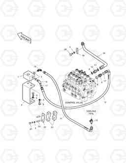 6620 MAIN PIPING-ONE&TWO WAY(ARTI.BOOM) SOLAR 175LC-V, Doosan