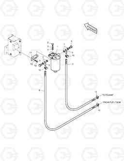 6720 DOUBLE FUEL FILTER SOLAR 175LC-V, Doosan