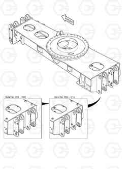 2100 CHASSIS FRAME-PIN TYPE SOLAR 210W-V, Doosan