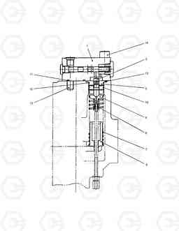 4220 CONTROL PARTS-TRAVEL MOTOR SOLAR 210W-V, Doosan