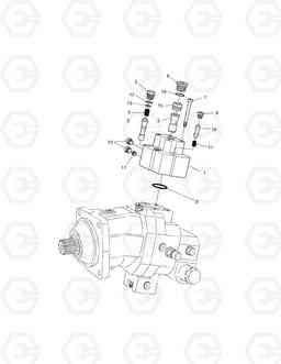 4243 STROKE LIMIT-TRAVEL MOTOR SOLAR 210W-V, Doosan
