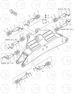 6230 OUTRIGGER-REAR SOLAR 210W-V, Doosan