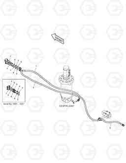 6260 BLADE & O/RIGGER PIPING-PIN TYPE SOLAR 210W-V, Doosan