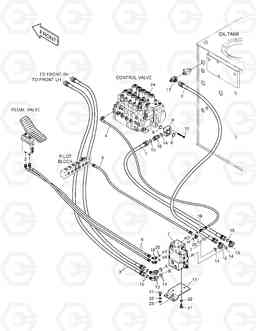 6570 MAIN PIPING-TILTING SOLAR 210W-V, Doosan