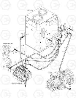 6700 PILOT PIPING-ARTI.BOOM-1 WAY SOLAR 210W-V, Doosan