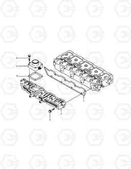 005 INTAKE MANIFOLD SOLAR 75-V, Doosan