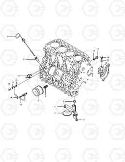 009 LUB. OIL SYSTEM SOLAR 75-V, Doosan