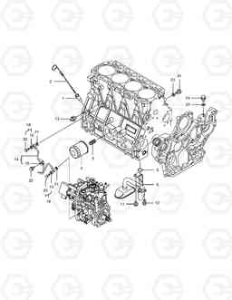 078 LUB.OIL SYSTEM SOLAR 75-V, Doosan