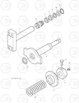 2130 TRACK SPRING SOLAR 75-V, Doosan