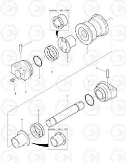 2151 LOWER ROLLER SOLAR 75-V, Doosan