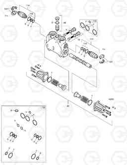 4190 ARM BLOCK-CONTROL VALVE SOLAR 75-V, Doosan