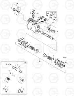 4220 DOZER BLOCK-CONTROL VALVE SOLAR 75-V, Doosan