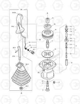 4291 REMOTE CONTROL VALVE SOLAR 75-V, Doosan