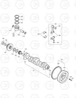 004 CRANK SHAFT SOLAR 140W-V, Doosan