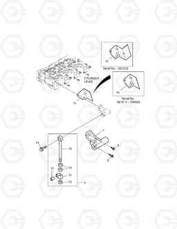 017 ALTERNATOR MOUNTING SOLAR 140W-V, Doosan