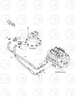 1260 MAIN PIPING(2)-SWING SOLAR 140W-V, Doosan