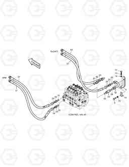 1290 MAIN PIPING(5)-ARM. BUCKET SOLAR 140W-V, Doosan