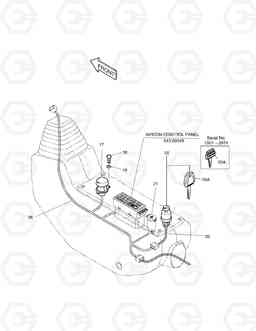 1770 ELECTRIC PARTS(2)-STAND R.H SOLAR 140W-V, Doosan