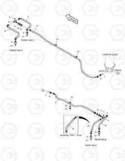 2140 BRAKE PIPING SOLAR 140W-V, Doosan