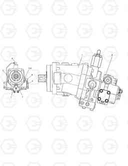 4180 TRAVEL MOTOR SOLAR 140W-V, Doosan